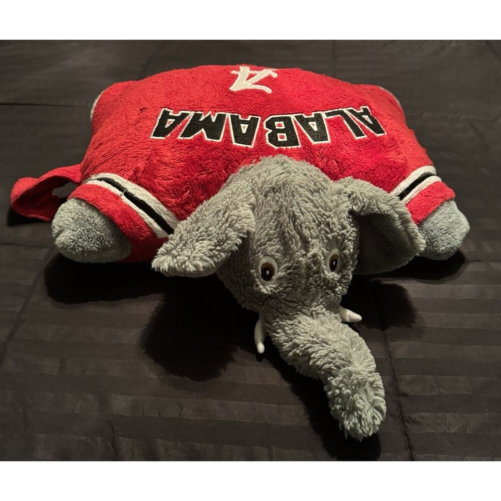 Pillow Pets NCAA Alabama Crimson Tide Big Al Elephant Roll Up Plush Pillow Pet